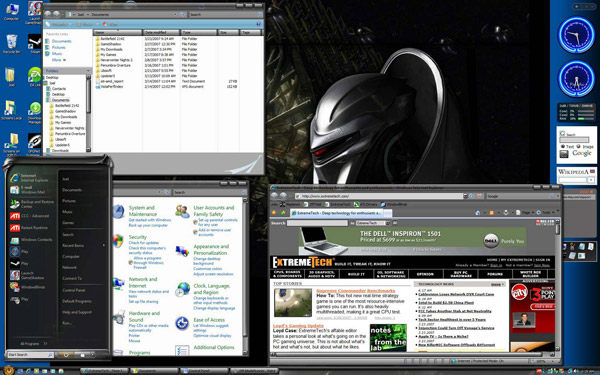 ��������� �������� ���� Windows Vista