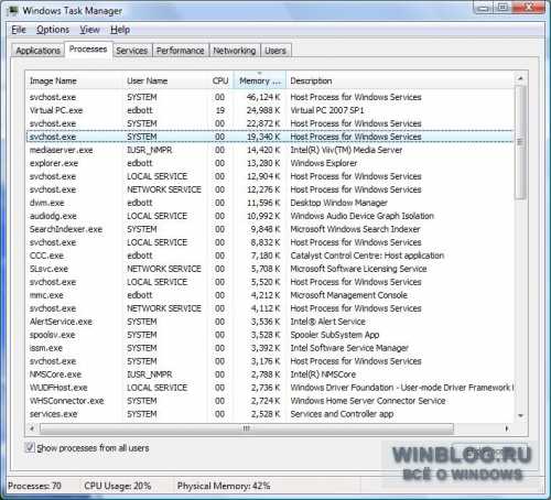����������� � ��������� ����� Windows Vista