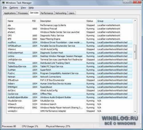 ����������� � ��������� ����� Windows Vista