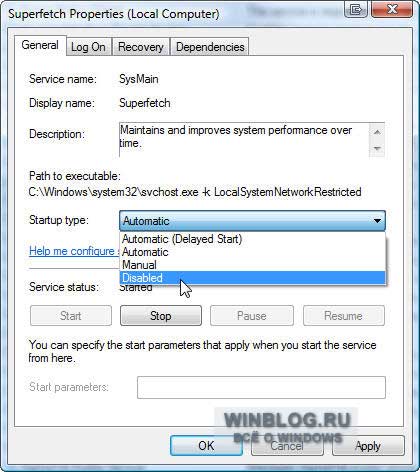 ����������� � ��������� ����� Windows Vista