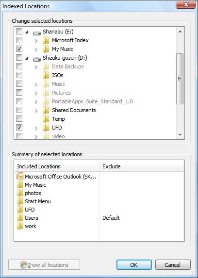 ������� ��������� ������ Vista
