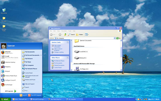 ������� ������� ���� XP