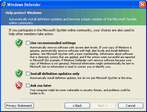 Улучшение системы защиты Windows XP Улучшение системы защиты Windows XP