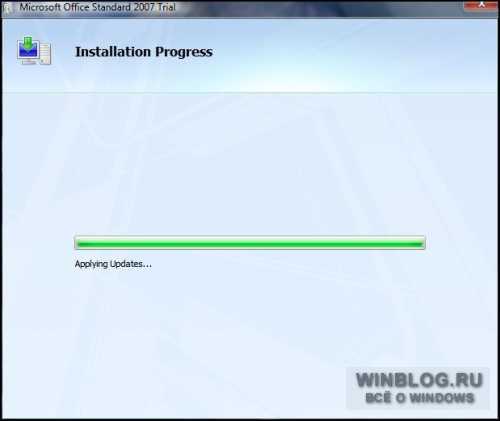 ���������� Office SP1 � ����������� Microsoft Office 2007. ��������� �����������