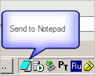 Send to Notepad