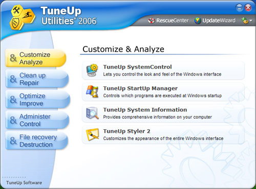 TuneUp Utilities 2006